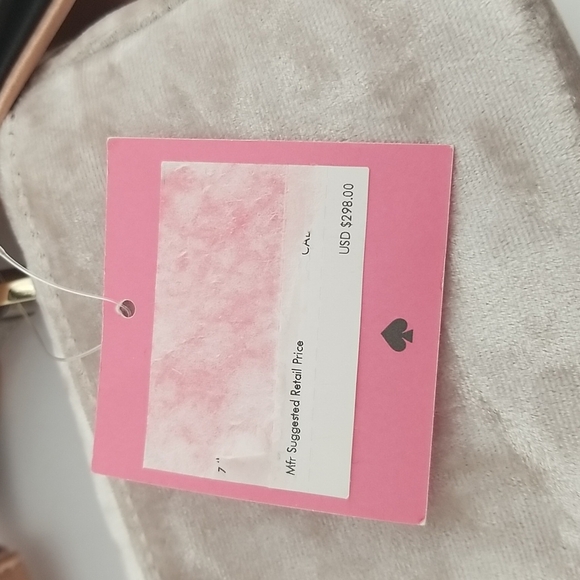 New Kate Spade Bowie Velvet Mini Top Handle Bag Pink Velvet Evening Purse - Picture 3 of 9